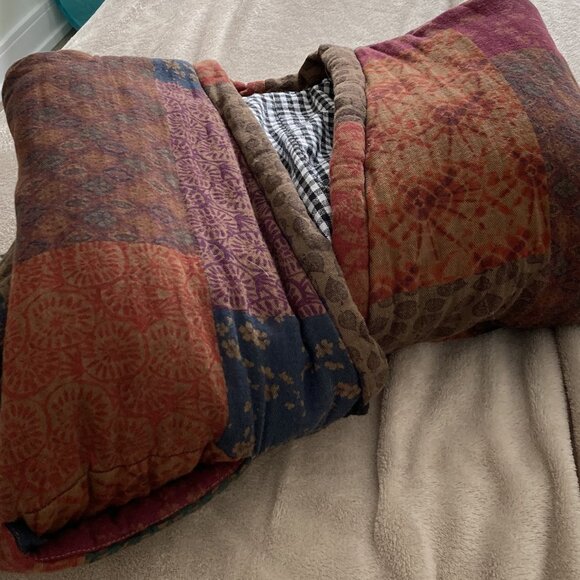 Unique Autumn/Winter 100% Cotton Quilted Jacket, M/L, multicolor - Picture 9 of 12